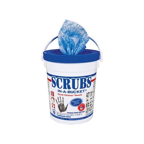 Secchio da 72 salviette detergenti per le mani SCRUBS 072272 - La pulizia perfetta delle mani - (1/6)
