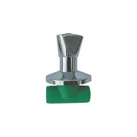 VALVE À VIS AVEC POIGNÉE Dimensions : diamètre 20