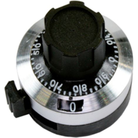 Bourns H-516-6A Einstellknopf Schwarz (Ø x H) 22.8 mm x 24.8 mm 1 St. (1/2)