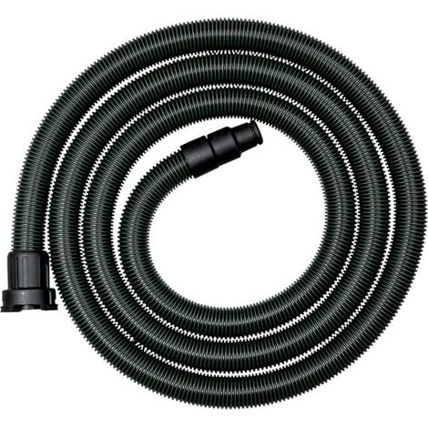 Tuyau d'aspiration Metabo, Ø 35 mm, longueur 4,0 m, raccords 58 mm/ 25 mm à l'intérieur/ 35/45 mm à l'extérieur, conducteur d'électricité