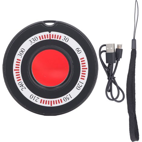 Spionagedetektor, Ortungsgerät für versteckte Mikrofone, Infrarotkamera, Abhörscanner, akustischer und optischer Alarm, Vibrationssensor, 5 V (1/5)