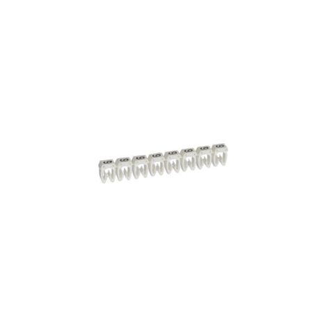 800 Repères CAB 3 pour filerie 4mm² à 6mm² avec chiffre 9 blanc LEGRAND 038239 (1/4)