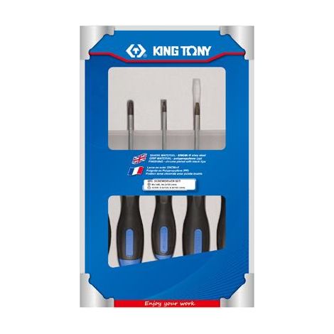 KING TONY WKRĘTAKI TORX 5szt. 30315PR T15, T20, T25, T27, T30.