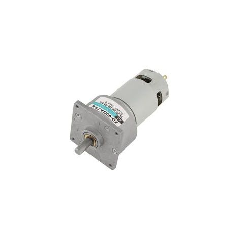 Micromotor de CC de 35 W con engranajes metálicos – 24 V, 5 rpm, velocidad ajustable y rotación inversa.