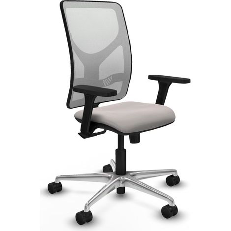 Chaise de bureau piqueras y crespo Motilla blanc support lombaire (1/2)