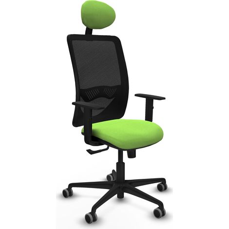 Chaise piqueras y crespo Zulema noir accoudoirs réglables (1/2)