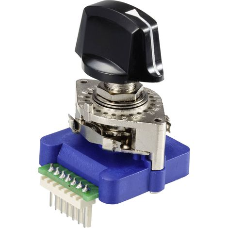 TRU COMPONENTS TC-12830252 Commutateur rotatif 5 V/DC, 25 V/AC, 50 V/AC 0.5 A 1 x 30 ° 1 pc(s) (1/4)