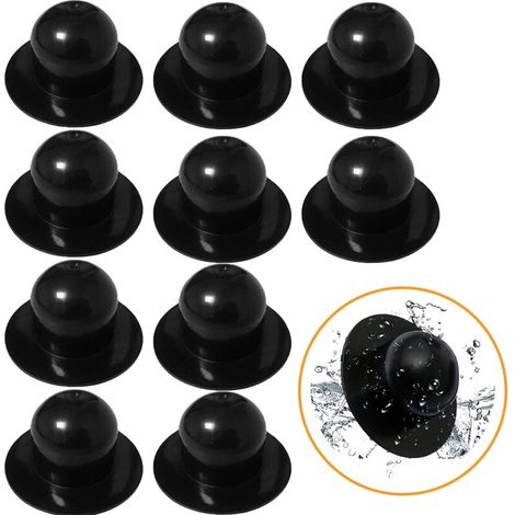 jardin piscine Lot de 10 bouchons d'étanchéité pour piscine - Prise murale - Pour accessoires de piscine Intex - Bouchon de rechange pour piscine - Bouchon (10 pack) (1/5)