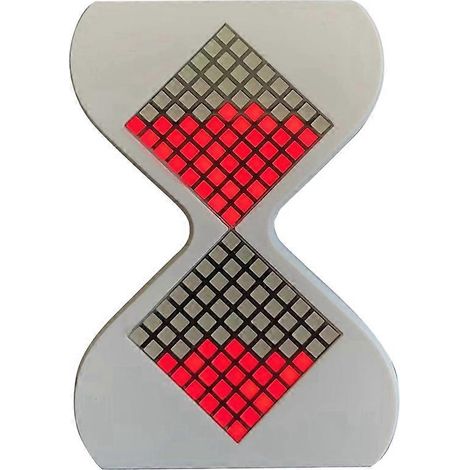 Sablier électronique 3D, Sablier numérique 3D, Minuteur électronique, Sablier imprimé en 3D, Sablier électronique LED à lumière rouge (1/5)