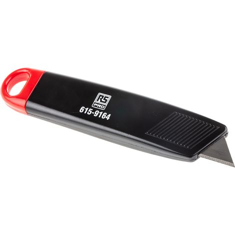 Rs Pro – Cutter automatique rétractable à lame droite – 1 lame – Pour coupe nette sans éclat – Outil multifonction pour travaux précis (1/3)