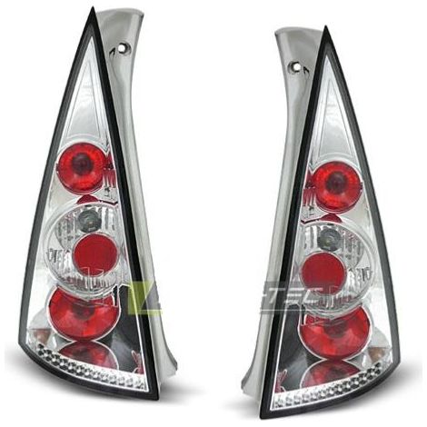 Paire de feux arriere Citroen C3 02-05 chrome-27335857