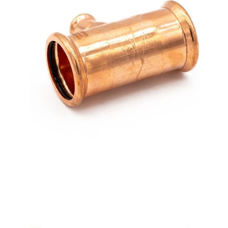 PrimaPress Copper 42x42x15mm Branch Tee - Flameless Fitting (1/2)