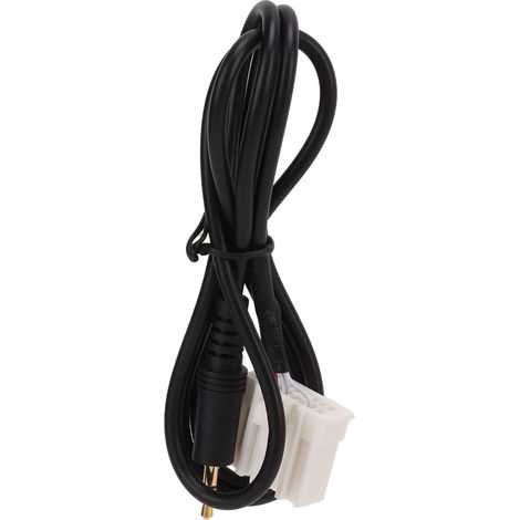 3,5-mm-Clear-Sound-AUX-Audioeingangsadapter schwarz, 1 m lang, kompatibel mit Mazda 2, 3, 5, 6, MX5 und RX8 MP3-Playern. (1/5)