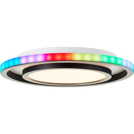 Brilliant Blaine LED Deckenleuchte 30cm weiß, Kunststoff, 1x 18 W LED integriert, (Lichtstrom: 1900lm, Lichtfarbe: 3000-6500K)