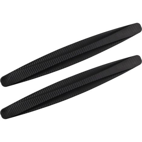 Deux bandes de protection pour pare-chocs de voiture, destinées à protéger les coins contre les rayures et les impacts.(noir) (1/4)