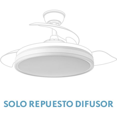 Bayomo ventilatore diffusore grande 108d bianco
