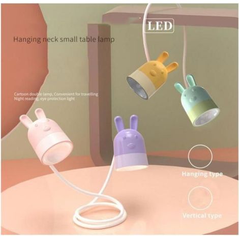 Lampe de cou pliable, lampe de lecture LED Avec lampes de lecture portables au design lapin,Lampe livre pli MOUSTIQUAIRE DE CAMPING (1/5)