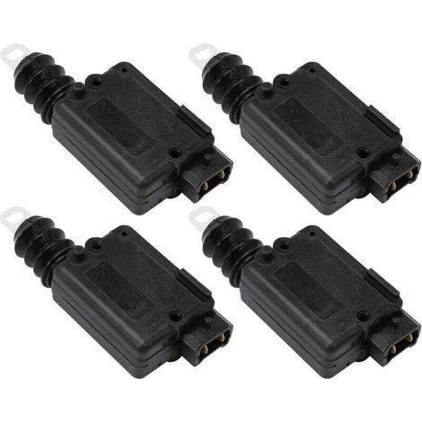 4 × Motor de Cierre Centralizado para Puerta o Maletero para Clio 2 Duster Logan Sandero, Actuador de Bloqueo Centralizado para Megane Scénic Trafic Twingo Espace Kangoo Master 2 7701039565 (1/4)