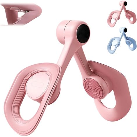 Aurora Pelvic Floor Trainer 2025 Versione aggiornata, Rotazione a 360 gradi Aurora Glaze Thigh Trainer, Edizione base senza conteggio Rosa