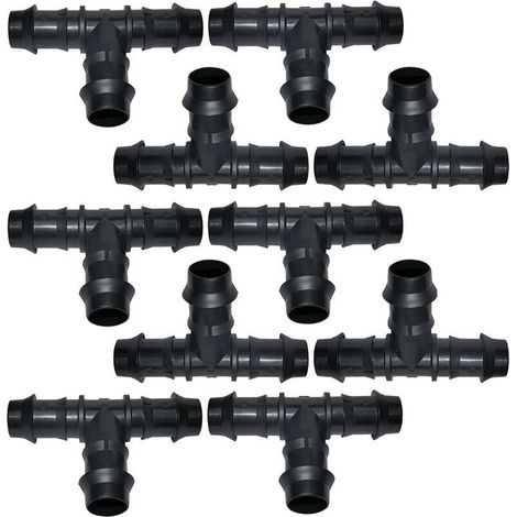 10-teiliges 16-mm-Bewässerungszubehörset, wasserdichte und langlebige Verbindung, einfache Installation, robuster Kunststoff, von DEBUNS (1/5)