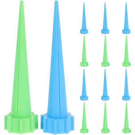 16 dispositifs d'arrosage automatique en plastique avec système d'irrigation goutte à goutte pour plantes d'intérieur (1 paquet contient 4 pièces, 4 paquets de couleurs aléatoires)-3313.5cm-Random col (1/3)