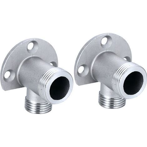 Kit d'installation pour connecter le tuyau pour robinet apparent. système de douche extérieur. mitigeur thermostatique. conversion encastré en surface Macaron (1/4)