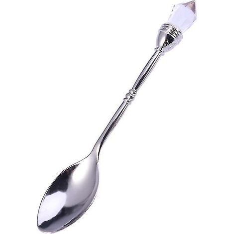 1 cuillère à café à tête de diamant incrustée
