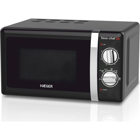 Mikrowellenherd HAEGER SOUS-CHEF BLACK 20-700W 20 Liter (1/2)