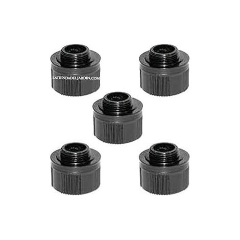 Set di 5 Adattatori femmina da 1/2'' per ugelli di irrigazione. Discussione principale per ugelli e irrigatori Rain Bird, Hunter