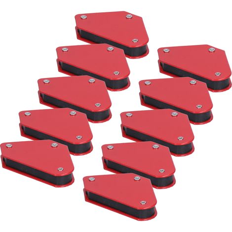 Ensemble de 10 aimants de soudage multi-angles (45°, 90°, 135°) pour atelier de soudage. (1/5)