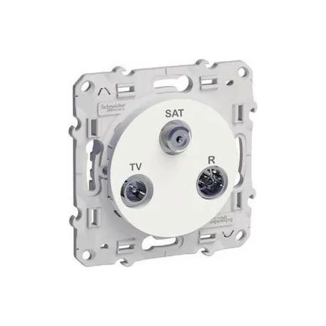 Schneider S520460 TV/FM/SAT socket 2 TV/FM and SAT inputs