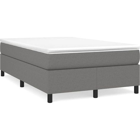 Maison Exclusive - Boxspringbettgestell Dunkelgrau 120x200 cm Sto (1/5)