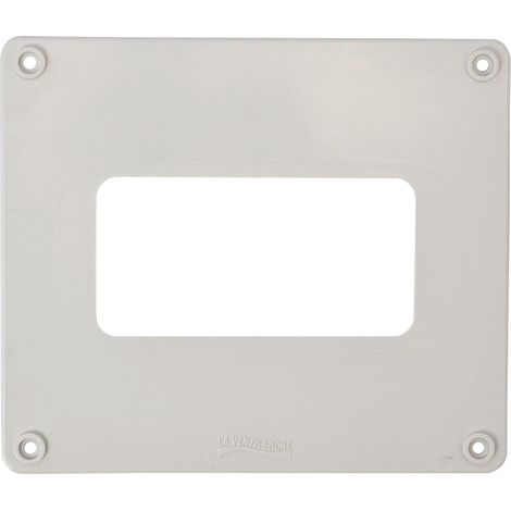 COPRIFORO PER TUBI AERAZIONE mm.190x160 - tubo mm. 120x60  - LA VENTILAZIONE