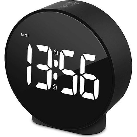Eleganter digitaler LED-Tischwecker für Zuhause und Büro