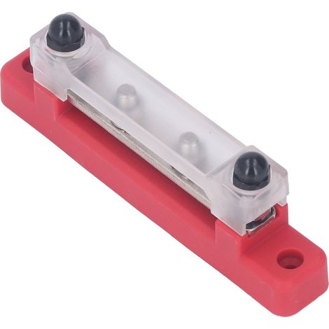 12–48 V, 150 A, 4-poliger Stromverteiler mit Masseanschluss für Batterien, geeignet für Pkw, Lkw, Wohnmobile, Boote, Rot (1/5)