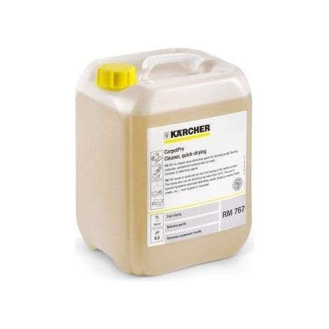 Kärcher – Détergent injecteur/extracteur Dry & Ex 10 litres – Nettoyage rapide des revêtements textiles – pH 5 pour un usage professionnel