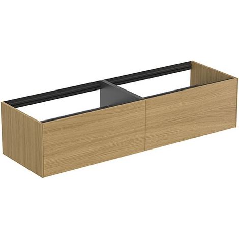 IDEAL STANDARD T3984Y6 Meuble-bas Conca WT, 2 tiroirs (1/2)