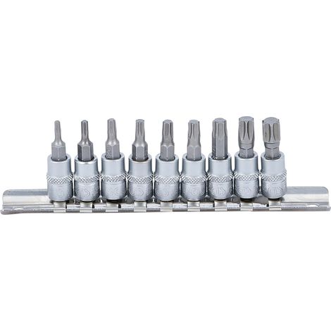 26 Douilles Torx T20-T70, Acier Chrome-Vanadium, Longueurs 50-140mm, Pour Atelier Mécanique