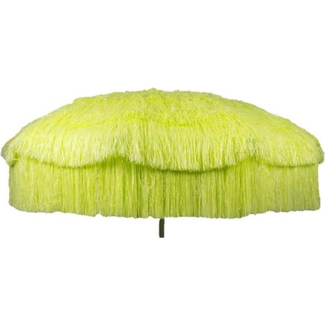 PARASOL ALUMINIO RAFIA 200 CM VERDE (1/2)