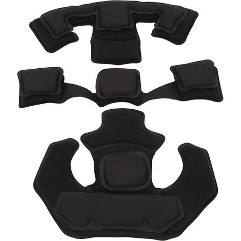 Coussinet de casque, coussinet de protection, ensemble de coussinets de casque en mousse à mémoire de forme double couche, adapté aux casques noirs WENDY. (1/5)