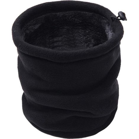 Cache-cou en polaire pour l'hiver - Écharpe et cache-cou épais, doux et élastique pour hommes et femmes (1/5)