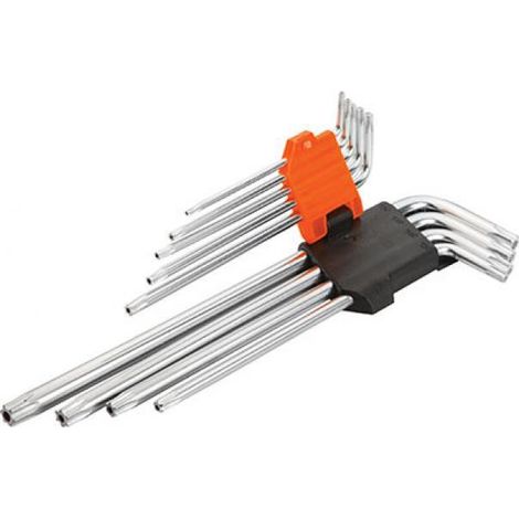 CHIAVI TORX TAMPER EXTRA LUNGHE 207909 WOKIN - T10/50 CF=PZ 9 - 2 confezione (1/5)