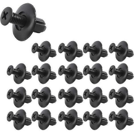 20 clips de panneau à expansion pour trous de 8 mm, rivets en plastique (1/5)
