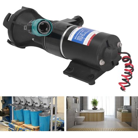 Schmutzwasserpumpe Boote 12V, RV Tauchpumpe mit Drehknopfschalter Entwsserungspumpe Fkalienpumpe Wasserpumpe, für Yachten Wohnmobil Toilette Küche 12GPM 45LPM (1/5)