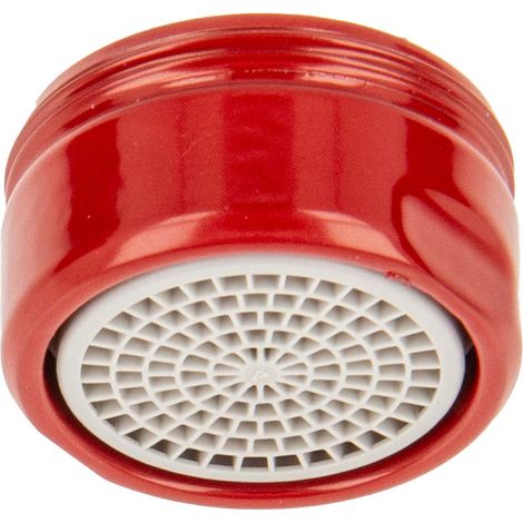 tecuro PREMIUM Mischdüse Strahlregler Luftsprudler M24x1 AG, rot (RAL3003) (1/5)