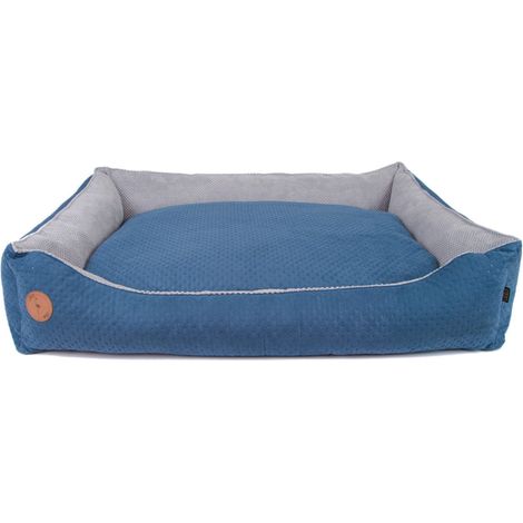 Caesar-Sofa, marineblau, gesteppt, M – 80 cm x 70 cm (1/5)