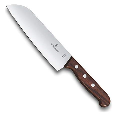 Coltello Santoku Victorinox 17 cm in Legno d'Aceri Caffè (1/4)