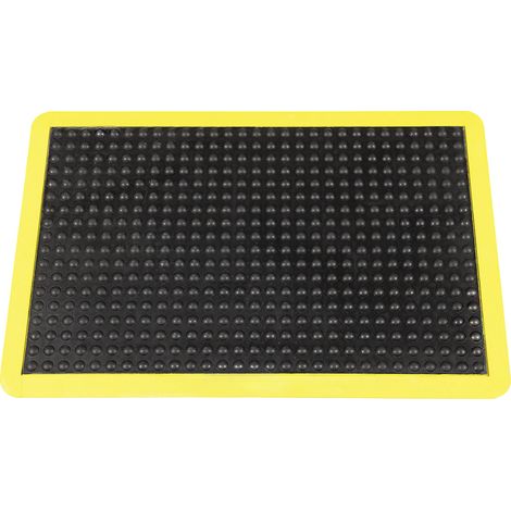 Miltex, Tapis anti-fatigue Yoga Dome Basic, noir/jaune, L x l (1/3)