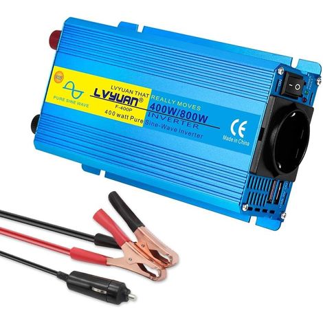 Pur Sinus Convertisseur 12V 220V 400W /800W Onduleur avec 2 Ports USB (1/5)