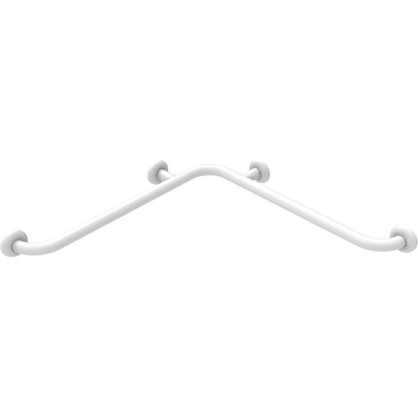 Maniglione bagno angolare di sicurezza 70x70 cm bianco - Goman